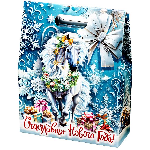 Сладкий новогодний подарок Белоснежная Премиум